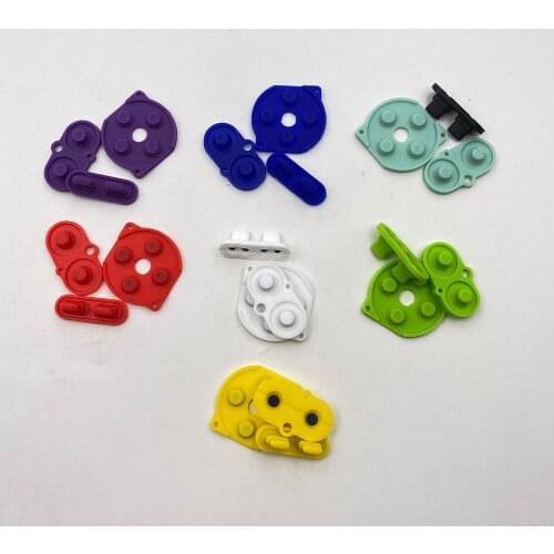 70sets Silicon Rubber Conductive Button A-B D-Pad for Nintend Game Boy Color GBC Shell Housing Silicone Start Select Keypad