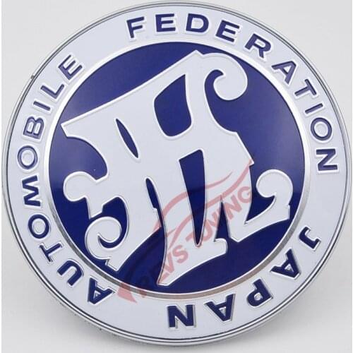 9cm Blue Color Car Decorative Front Grille Emblem JAF Badge