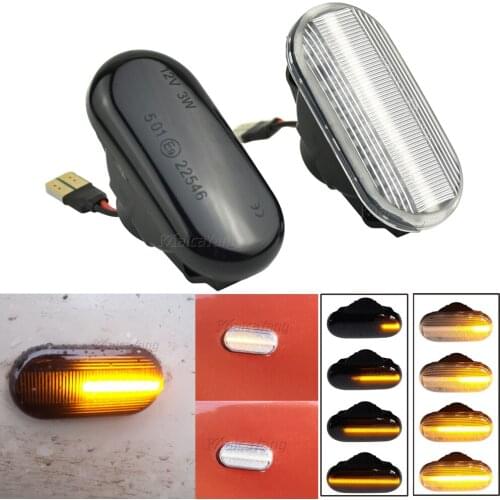 Dynamic Car LED Turn Signal Light Sequential Blinker Side Marker Light For Nissan Qashqai Versa Xterra Armada Latio Micra K12 Ma
