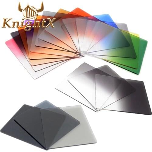 KnightX Graduated Color Square Filter ND Neutral Density Cokin P series For nikon canon D5200 D5300 D5500 52MM 55MM 58MM 62MM