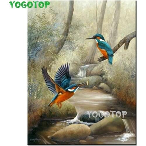 Hobby 5D DIY Diamond Painting hummingbird Full Round Square Diamond Embroidery cute bird Diamond Mosaic sticker art YY4569