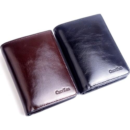 Vintage Wallet Leather Men Wallets Short Male Purse Card Holder Wallet Men Fashion High Quality Purse carteira masculina portfel