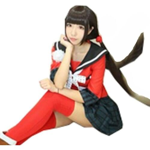 Danganronpa V3: Killing Harmony Maki Harukawa Cosplay Costume girl costume halloween costume with socks and hair accessory