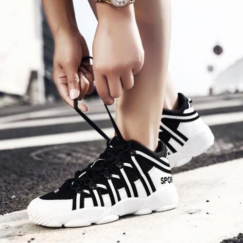 Big Number Outdoor Anti-slip Sport Men Sneakers Women Running Shoes Mens Sports Black Tennis 2021 Sneackers Footwear Gym B-533