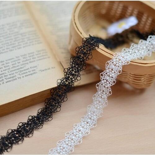 10 Meter Wholesale Elegant Lace Trims for DIY Water Soluble Polyester Lace Garment Embellishment Accessories Free Shipping
