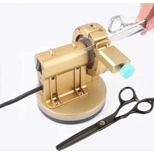 Hair Salon Hairdresser Self - Grinding Scissors Machine Flat Shear Tooth Shear Polisher Tailor Scissors Grinder Tool Sharpener