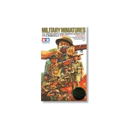 TAMIYA 1/35 scale models 35032 World War II British Army 8th Army infantry group