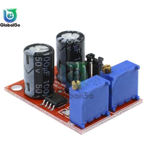 NE555 pulse frequency duty cycle adjustable module square wave rectangular wave signal generator red