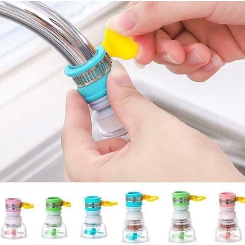Nozzle Filter Booster Shower Water Filter Tap Head Rotating Faucet Mini Tap Water Purifier Faucet Water Filter Kitchen Tool