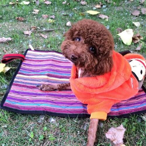 Outdoor Camping Hiking Picnic Portable Cushion Seat Pad Moisture-proof Blanket Portable Foldable Ethnic Pattern Thickened Mat