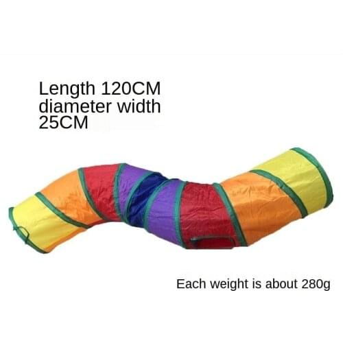 2/3/4/5 Holes Pet Cat Tunnel Toys Foldable Pet Cat Kitty Training Interactive Fun Toy For Cats Rabbit Animal Play Tunnel Tube