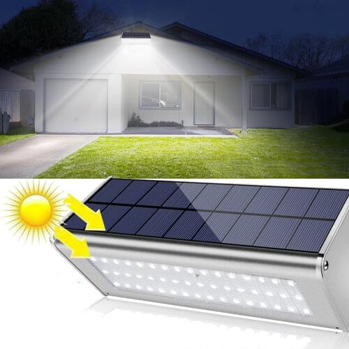 Solar Light Outdoors Garden Lamp Solar LED Sensor Wall Light With Mition Sensor For Garden Home Lighting 48LED Light Outdoor