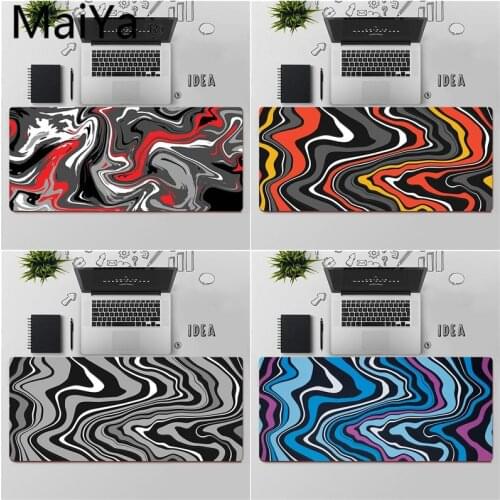 Maiya Top Quality Irregular pattern wave lines laptop Gaming mouse pad Free Shipping Large Mouse Pad Keyboards Mat