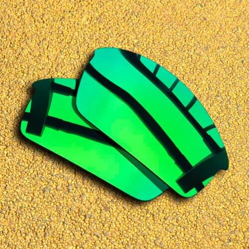 Green Mirrored Polarized Replacement Lenses for Bottlecap Sunglasses Frame 100% UVA & UVB