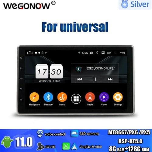 10.1" IPS TDA7851 2Din Android 10.0 4GB RAM 64GB ROM 8 Core Car DVD Player navi GPS RDS Radio wifi Bluetooth5.0 For universal