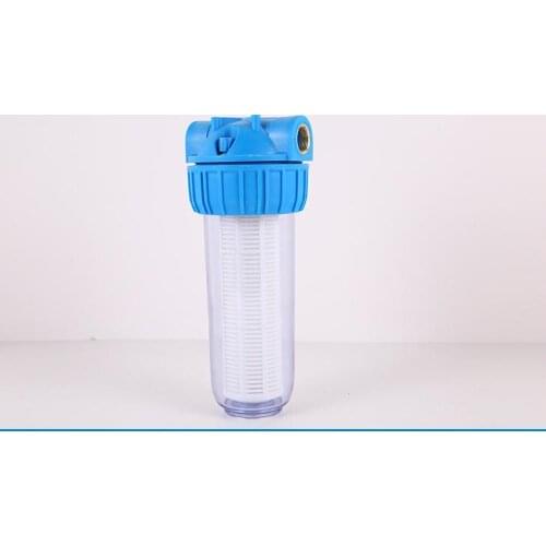10 inch transparent European style Italian bottle household water purifier front high pressure washer pre filter