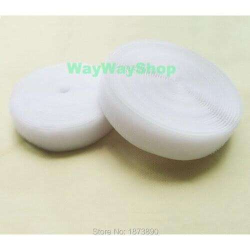 27 yard 15mm 5/8" Sew-On Roll Hook Loop Tape hard soft strap White