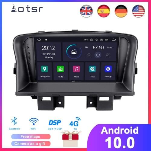 DSP Android 10.0 Car GPS Navigation DVD Player For Chevorlet Cruze 2008-2011 Car Auto Stereo Radio Multimedia Player Head Unit