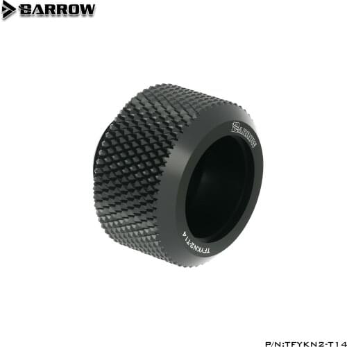 Barrow TFYKN2-T14, OD14mm Hard Tube Fittings, Choice series Enhanced Anti-off Rubber Ring, For OD14mm Hard Tubes