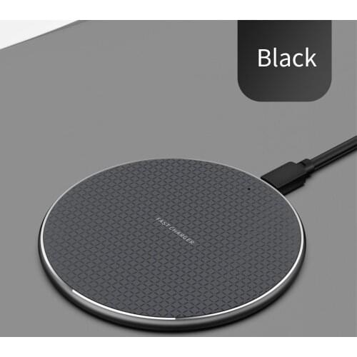 10W Fast Wireless Charging Pad Wireless Charger For IPhone 12 11 Pro X 8 Plus XS MAX XR Samsung S7 Edge S8 S9 Plus Note 9 8