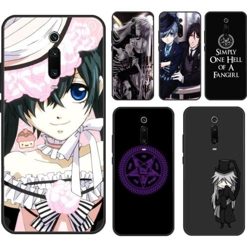 Anime Black Butler Kuroshitsuji Case For Xiaomi Mi 11 Pro 10T Mi Note 10 Lite 11 Ultra Phone Cover For POCO X3 Pro M3 F3