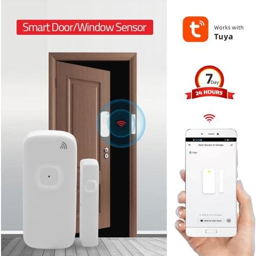 No Hub Gate Entry App Monitoring Wifi Door Window Open Close Sensor Alert To Your Phone Work With Google Home Assistant Alexa