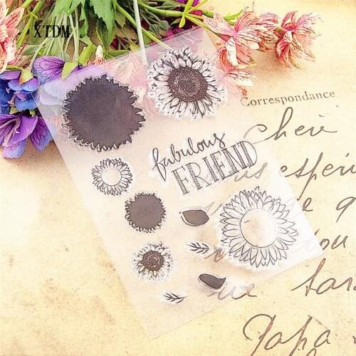 Hot sale friend Transparent Clear Stamps / Silicone Seals Roller Stamp for DIY scrapbooking photo album/Card Making