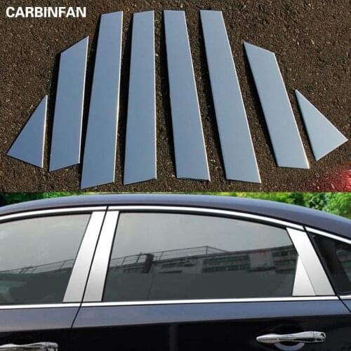 Chrome Pillar Post Cover Stainless Steel Window Bezel Trim Molding Styling For Nissan Altima Teana 2013 2014 2015 2016 2017 2018