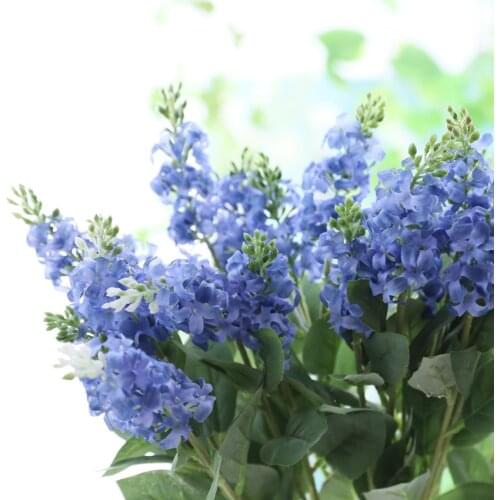 Artificial Delphinium Lavender flowers wedding home decorative fake flowers