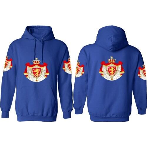 NORWAY male youth pullover custom made name number boy sweatshirt nation flag norge norwegian kingdom country print text clothes
