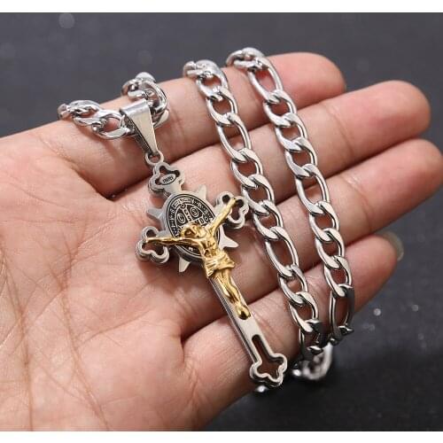 Skeleton High Polish Stainless Steel Santa Muerte Charm Necklace Women Men Pendant Mascot Ornaments Jewelry Lucky Symbol Gift