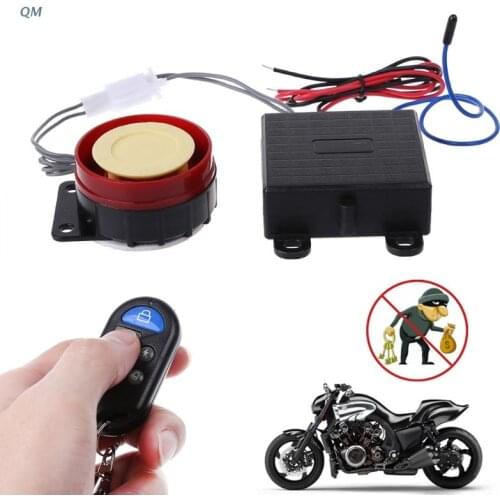 13MF Scooter Car Security Alarm System Remote Control 12V Anti-theft Bike Motorcycle