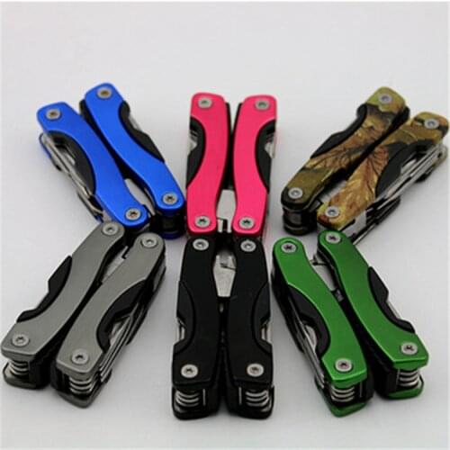 Outdoor Mountain Camping Supplies Multifunctional Pliers AA3 Folding steel file knife Small Portable screwdriver bottle opener