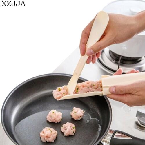 XZJJA Creative Kitchen DIY Meatball Maker Fish Ball Beef Meatball Processing Spoon Burger Home Cooking Kitchen Tools Accessories