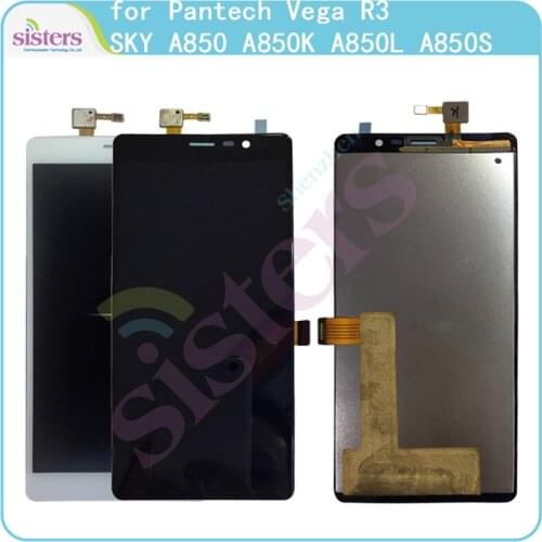 LCD Display For Pantech Vega SKY A850 A850K A850L A850S LCD Screen for SKY A850 Touch Screen Digitizer LCD Assembly Test 100