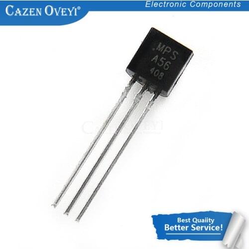10pcs/lot MPSA56 A56 -A56 TO-92 Transistor In Stock