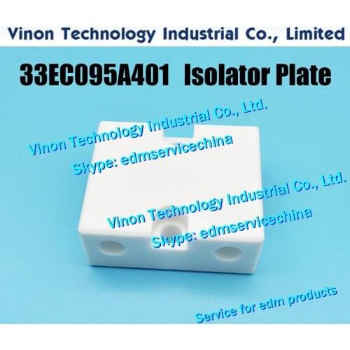 33EC095A401 edm Isolator Plate 47.4x40x18.5tmm for Makino W32FB.W53FB.Uj 33EC.095A.401, 33EC095A401=3