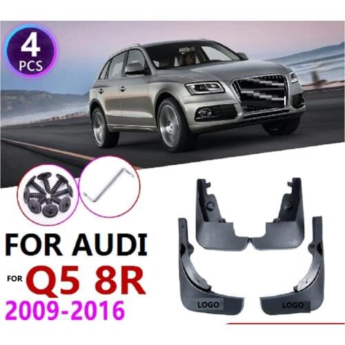 4 PCS Car Mudflaps for Audi Q5 2009-2016 Fender Mud Guard Flap Splash Flaps Mudguards Accessories