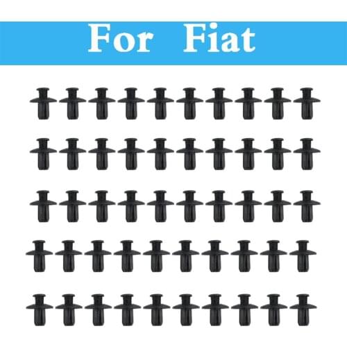 8mm Car Plastic Rivet Fasteners Bumper Mudguard Expansion Clips For Fiat 500 500X 600 Bravo Croma Linea Albea Barchetta