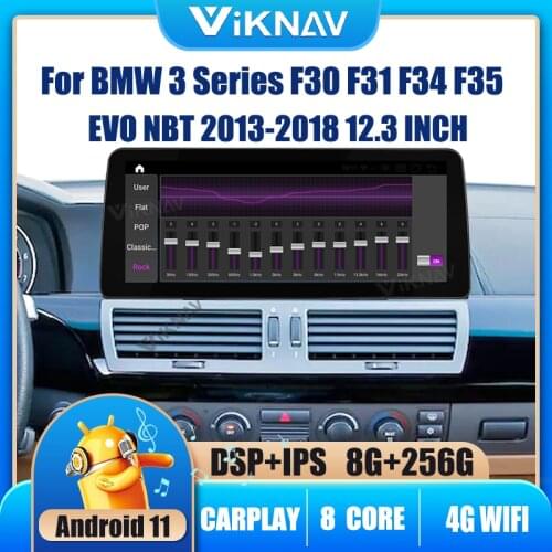 12.3 INCH Android 11 Car Radio For BMW 3 Series F30 F31 F34 F35 2013-2017 EVO NBT GPS Navigation with screen DVD Multimedia