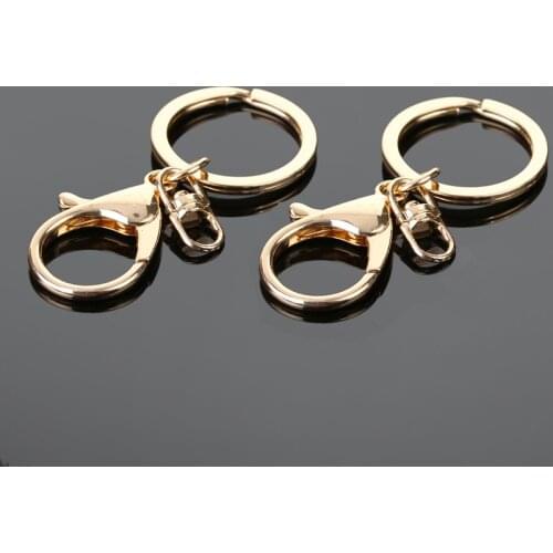 20pc Portachiavi Gold Color Keychains Vrouwen Sleutelhanger Blank Metal Keychain Key Accessories Creativo Regalos San Valentin