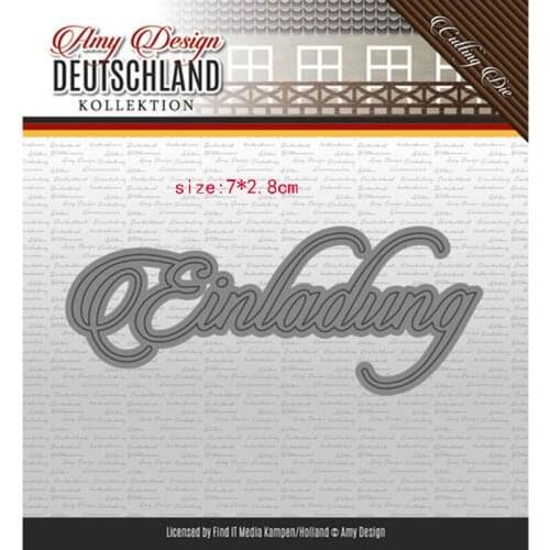 CH 2020 New Arrival Letter9 Metal Cutting Dies 3D DIY Scrapbooking Carbon Sharp Craft Die Photo Invitation Cards Decoration