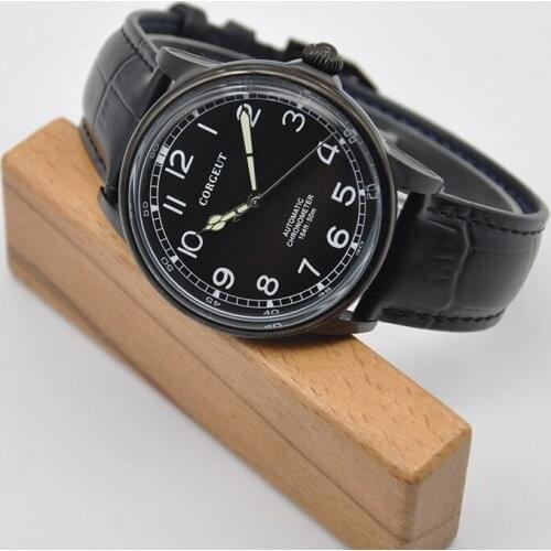 Reloj hombre CORGEUT Top Luxury Brand Men Mechanical Wristwatch Leather Sport luminous Clock Miyota Automatic Self Wind Watch