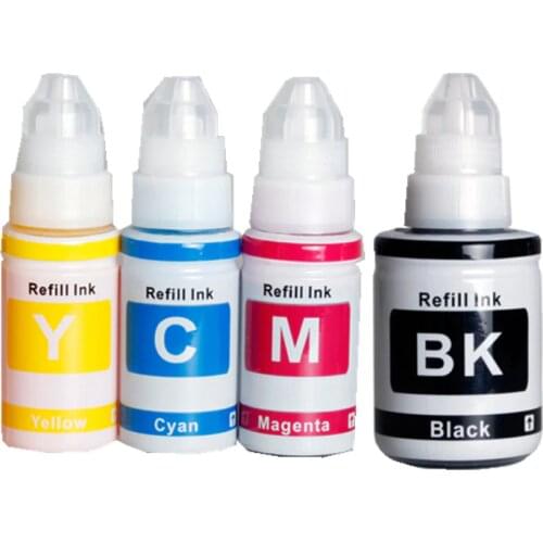 4color Compatible GI-490 big bk GI490 490 c m y ink for canon pixma G1400 G2400 G3400 G1000 G2000 G3000 G1100 ink tank printer