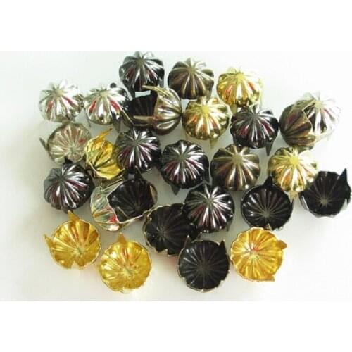 Diy craft chocker decoration accessor Spikes Garment Rivets for Clothing 4 claw metal studs and Spikes for clothies 100pcs/lot