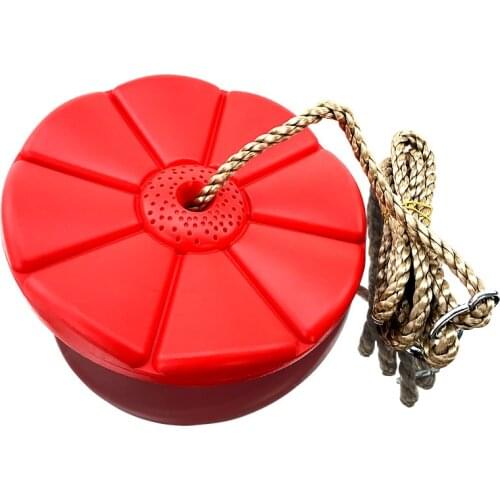 Swing Disc Toy Children Seat Kids Swing Round Rope Swings Outdoor Playground Hanging Garden Play Entertainment Activity