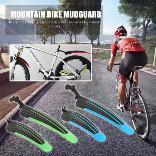 Mountain Bicycle Splash Fender Guard Set 2pcs Road Bike Mudguard Front Rear Cycling Bike Rear Front Mudguard