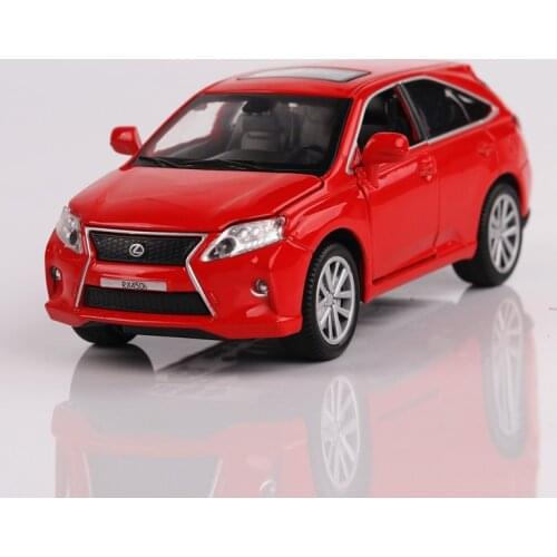 1:32 Scale Cars Zinc Alloy Model for LEXUS Rx450 King of Sound Light Car Pull Back Kids Toys Boys Truck Toy Plane Model