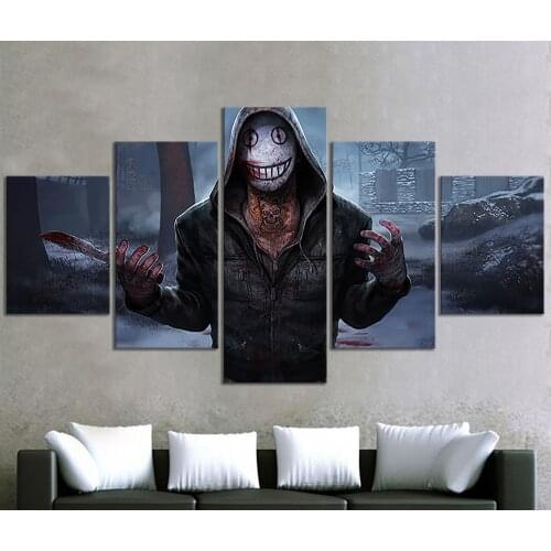 Home Decor Modular Canvas Picture 5 Piece The Legion Dead By Daylight Games Painting Poster Canvas Painting Wholesale