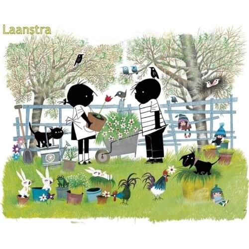 Cartoon Diy Diamond Embroidery Painting Photo Mosaic Drill Resin Rhinestone 3D Cross Stitch Kits Crafts for Child